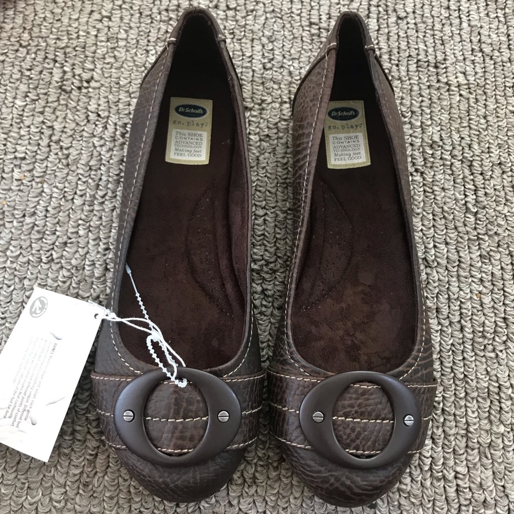 Dr. Scholl’s Franca Brown Flats Size 6.5 NWT